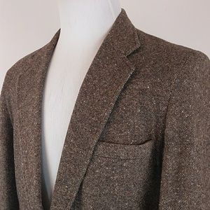 Levi Strauss Mens Tweed Sport Jacket 44R 2 Button
